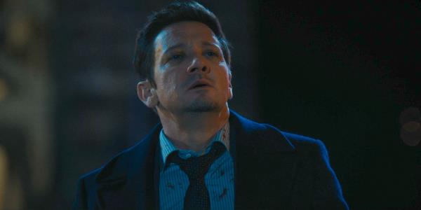 Jeremy Renner as Mike wo<em></em>ndering if he still has the capacity for evil in Mayor of Kingstown Season 3 Episode 10
