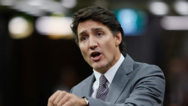 Canada's Prime Minister Justin Trudeau speaks during Question Period in the House of Commons on Parliament Hill in Ottawa, Ontario, Canada September 16, 2024. REUTERS/Blair Gable/File Photo