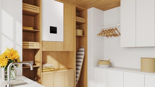 Samsung's　home　heat　pump　EHS