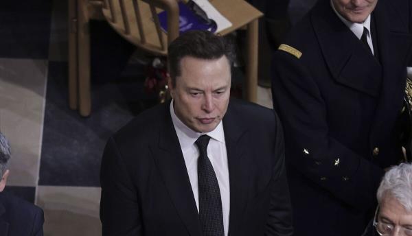 Elon Musk Picture: Christophe Petit-Tesson, Pool via AP