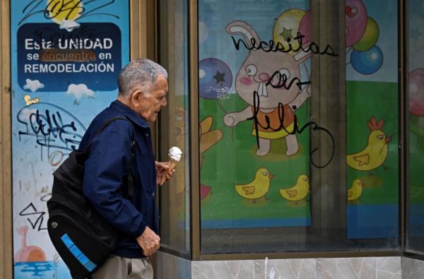 Mr Sad said he was inspired by the tradition of visual propaganda that Cuba has cultivated in the decades since the revolution that brought the late Fidel Castro to power in 1959. Photo: AFP 
