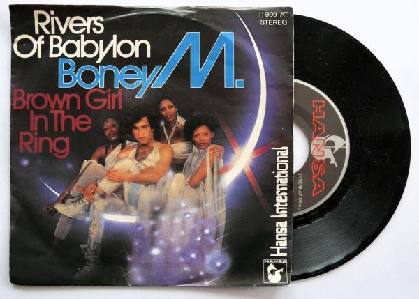Bo<em></em>ney M album cover for Rivers of Babylon