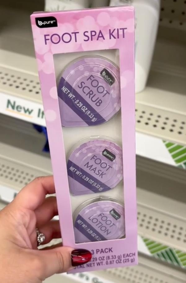 B. Pure Foot Spa Kit at Dollar Tree