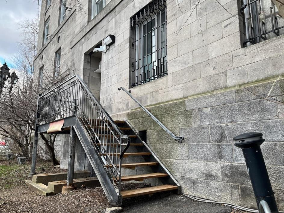 stone building and staircase