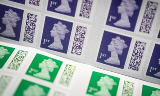 First and second-class stamps. 