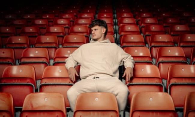 Milos Kerkez sits in the stand