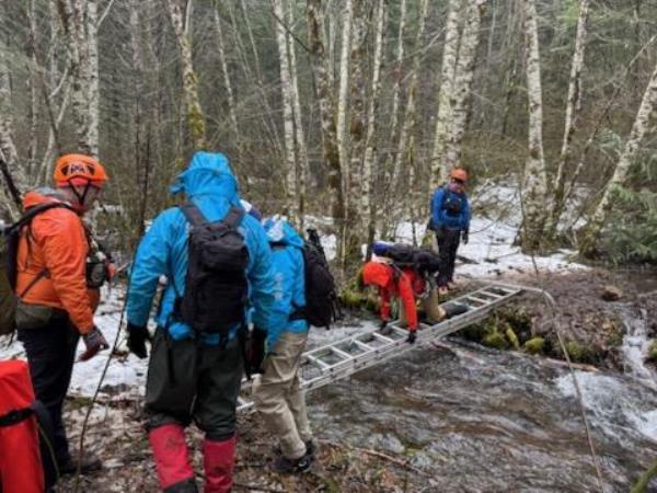 Sixty volunteer search-and-rescue perso<em></em>nnel helped in the three-day search, including canine, drone and ground teams.