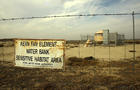 Kern Water Bank land and pumping station flanked by tumbleweeds, no lo<em></em>nger tamed by agriculture Dec 