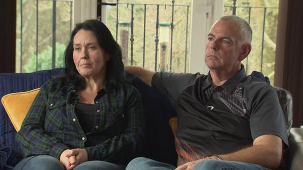 Angela Chesworth and her husband Paul