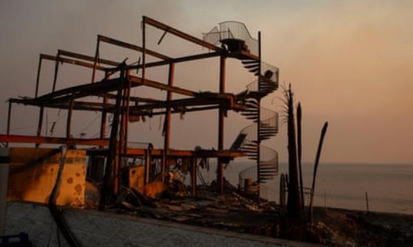 Destroyed home.