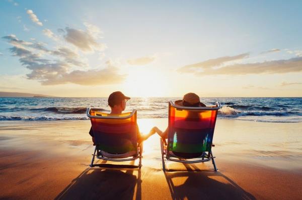 couple on the beach