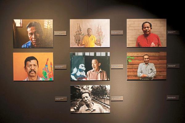 A portrait series of Malaysian wayang kulit practitio<em></em>ners photographed by Korsovitis. Photo: The Star/Faihan Ghani