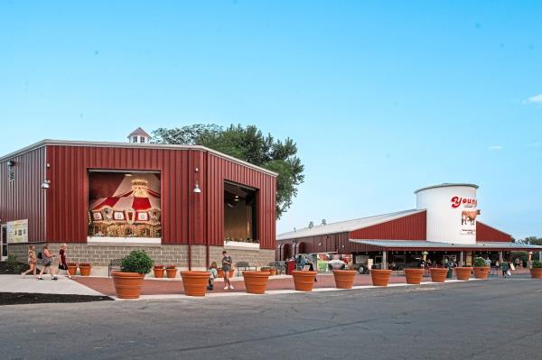 The plastic eggs Young’s Jersey Dairy is using for this year’s Easter egg hunt will be filled with coupons for rides on the dairy’s carousel.